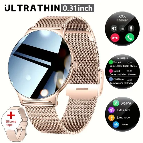 Gouden mesh band