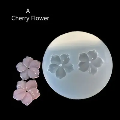 Image de Moules 3D Fleurs en Silicone - Création de Bijoux Facile