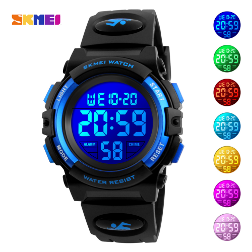 Image de Montre Enfant LED Étanche Skmei - Anti-Choc & Numérique