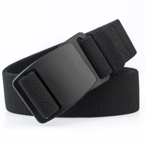 Image de Ceinture Tactique Élastique Homme - Noir & Bleu