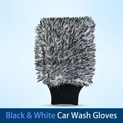 Image de Gants de Nettoyage pour Voiture - Microfibre Ultra Douce & Antidérapante