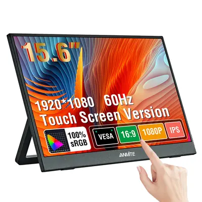 Image de Moniteur portable 15,6" Full HD tactile pour PC, PS4, Xbox & Switch