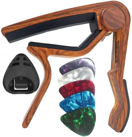 Cejilla madera oscura