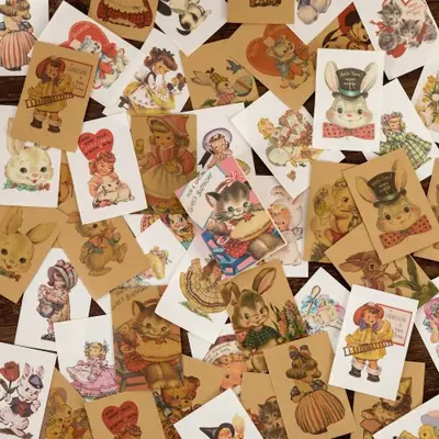 Image de Kit Scrapbooking 80 Pièces - Papillons, Fées & Nature