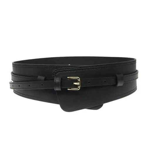 Image de Ceinture Amincissante Élastique Femme - Style Corset avec Nœud Papillon