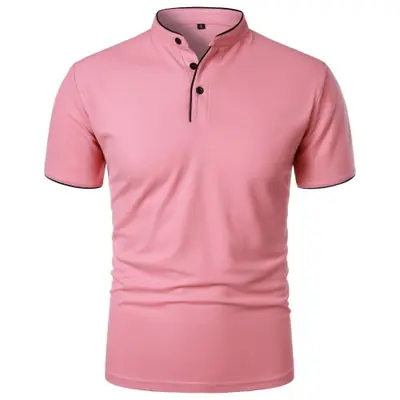 Image de T-Shirt Homme Été - Polo Décontracté Respirant & Ample