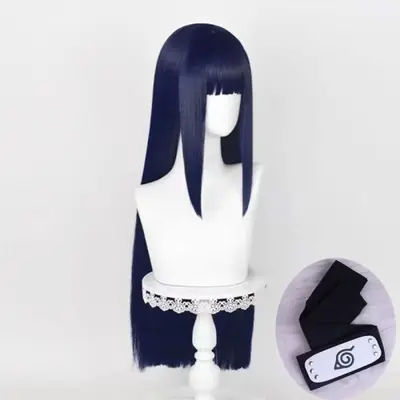 Image de Perruque Hinata Hyuga - Cosplay Anime Mignon