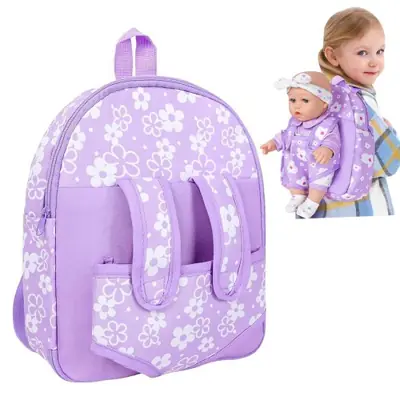 Image de Sac à Dos Mignon pour Filles - Accessoire de Jouet en Fleurs