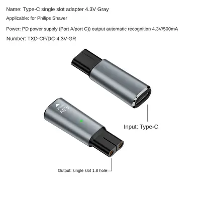 Image de Chargeur USB-C pour Rasoir Philips OneBlade