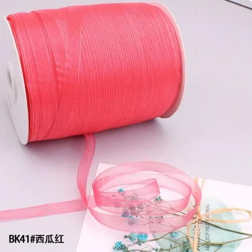 Image de Rubans Organza 10mm - Lot de 10m pour Décoration