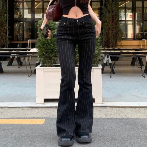 Imagen de Pantalones Vaqueros Y2K de Corte Bota para Mujer