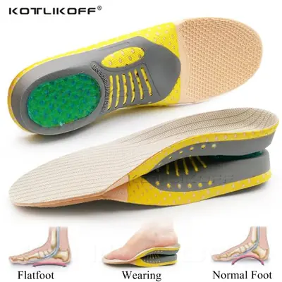 Image de Semelles Orthopédiques Anti-Friction pour Pieds Plats