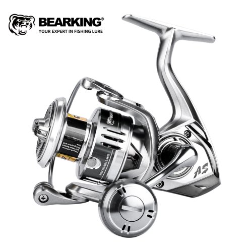Imagen de Carrete de Pesca Bearking Nueva Llegada para Agua Salada, Spinning 1000-6000, 9+1 BB, Arrastre Máximo 10-20 kg, Resistente al Agua