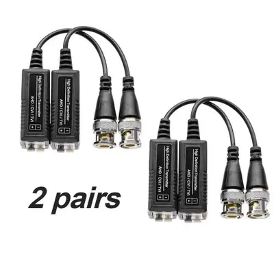 Image de Balun CCTV UTP 4 Pièces - Transmission Vidéo Haute Résolution