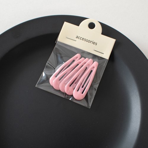 Immagine di Set di 5 Forcine in Lega Color Caramella a Forma di Goccia – Fermagli per Capelli Dolci e Stilosi per Bambine, Ragazze e Donne