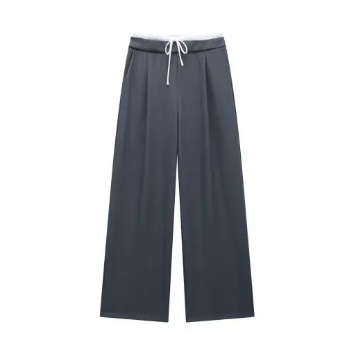Image de Pantalons larges femme taille haute - Style streetwear 2025