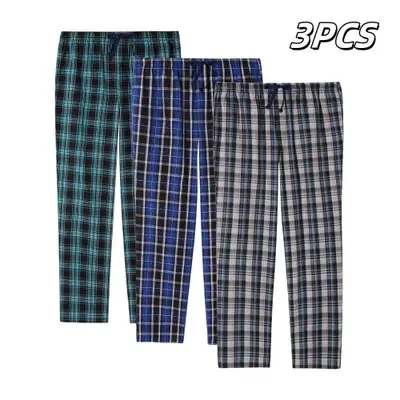 Image de Pantalon de Pyjama Homme Coton à Carreaux - Confort Automne
