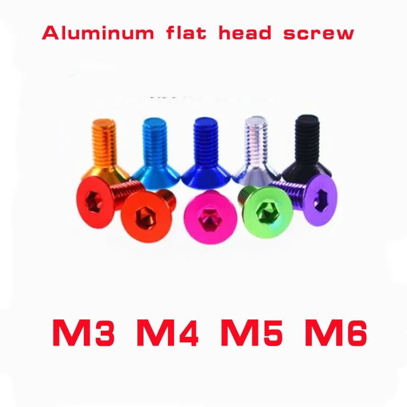Imagen de Tornillos Hexagonales de Aluminio Coloridos - Pack de 10 Uds