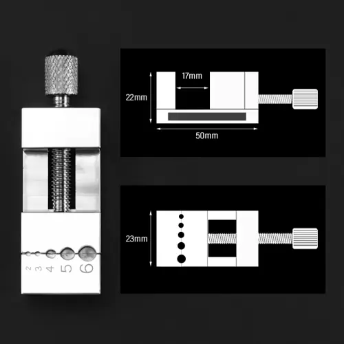 Image de Mini Étau de Serrage en Acier Inoxydable - Outil Précision pour Réparation