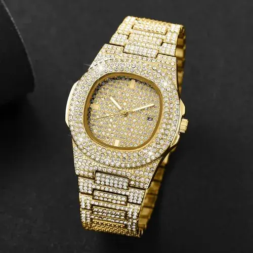 Image de Montre Homme Luxe Quartz Acier Inoxydable