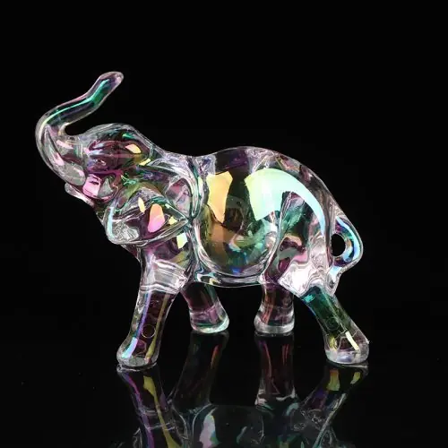 Image de Statuette éléphant en cristal décorative mini