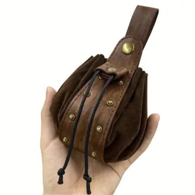 Image de Kit Costume Médiéval Vintage - Ceinture en Cuir & Accessoires