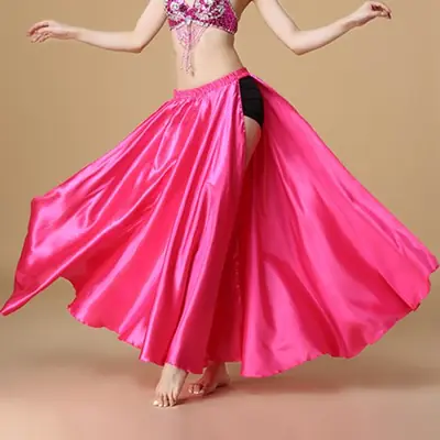 Image de Jupe de Danse du Ventre Fendue - Style Oriental Sexy