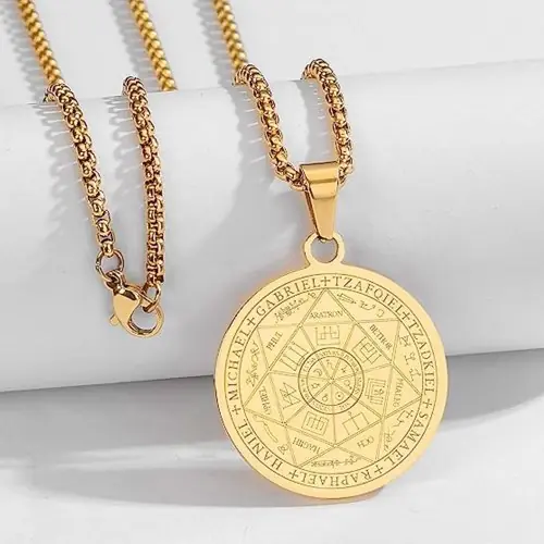 Image de Collier Sceau des 7 Archanges - Protection Spirituelle pour Hommes