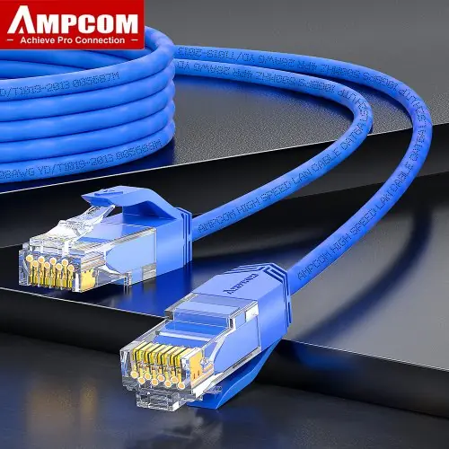 Image de Câble Ethernet CAT6A Ultra Fin RJ45 - Connectivité Rapide & Fiable
