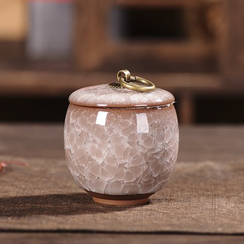 Zdjęcie Herbata Kawa Cukier Słoik do przechowywania Chiny Rzemiosło Dekoracja Mini Ceramiczny Słoik Kuchnia ...