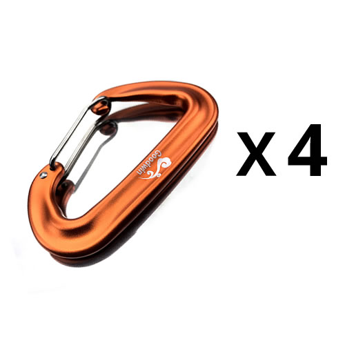 Image de Mousqueton Hamac Goodwin 4 Pièces 12kN