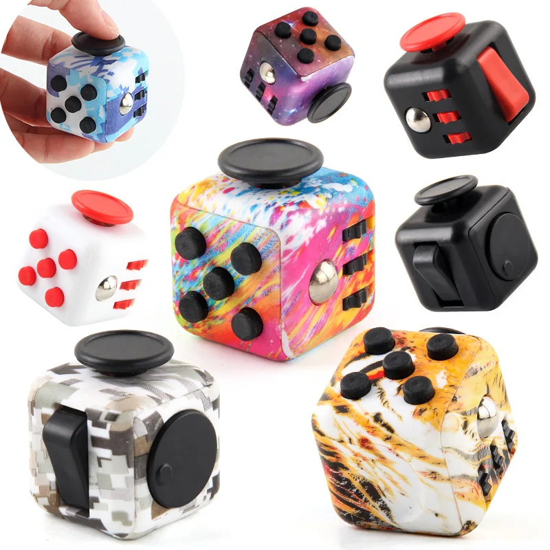 Image of Natural Sensory Magic Dice Fidget Toy – Stress Relief Compression Play for Kids & Adults