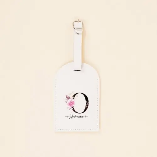 Image de Étiquette de Bagage en Cuir PU Personnalisée