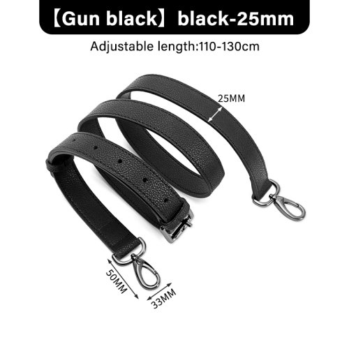 Gun black-black-25mm
