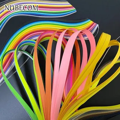Image de Papier Quilling Coloré - 260 Rayures, 26 Couleurs