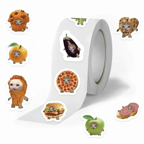 Image de Stickers Chat Mignons - 500 Pièces pour Décoration & Bricolage