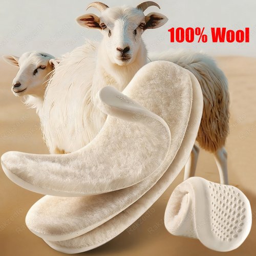 Image de Semelles Chauffantes en Laine & Cachemire - Confort Hivernal