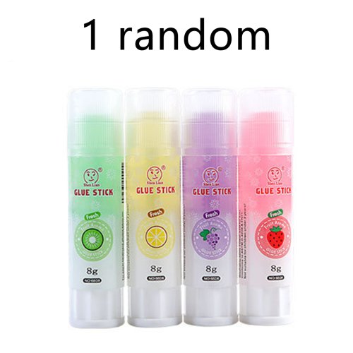 Afbeelding van 1-4 Stuks Leuke Kleurrijke Stijl Lijmstift Hoge Viscositeit Glutstick Stevige Lijm Papier Sticker Briefpapier Kantoorbenodigdheden