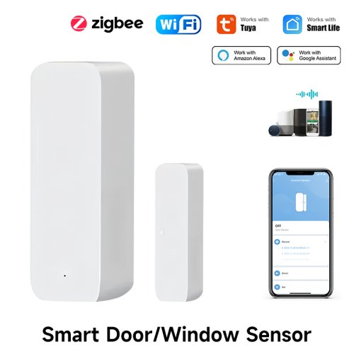 Immagine di Sensore Porta/Finestra Smart Tuya – Sicurezza Domestica con Alexa & Google