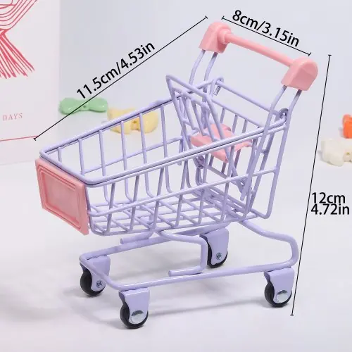 Image de Mini Panier de Courses Multicolore - Organisateur Pratique