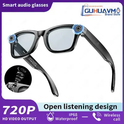 Image de Lunettes intelligentes IA avec caméra 8MP et traduction vocale
