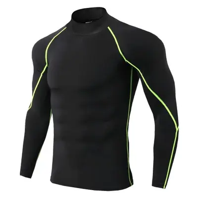 Image de T-Shirt de Sport Homme Manches Longues - Séchage Rapide & Compression