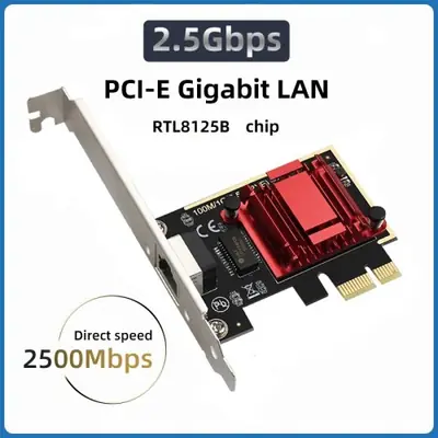 Image de Carte Réseau PCI-E 2.5Gbps RJ45 - RTL8125B