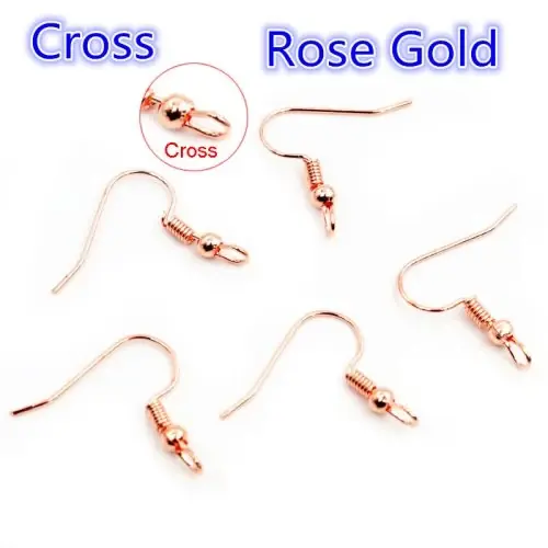 Croix en or rose