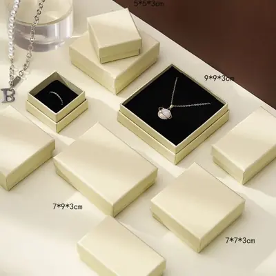 Image de baolan boîte cadeau de luxe en papier kraft 12 pièces lot ardboard bracelet collier boîtes à bijoux ...