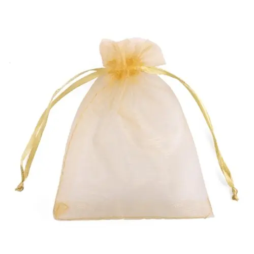 Image de Sacs en Organza avec Cordon - Lot de 50