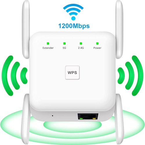 Image de Répéteur Wi-Fi AC1200 Double Bande - Étendre Votre Réseau en Un Clin D'Œil