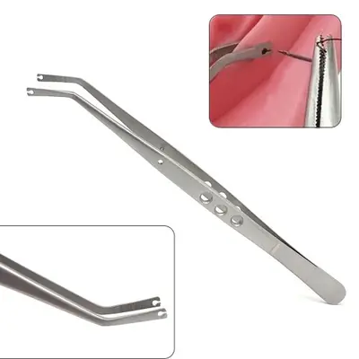 Image de Pince à Suture Dentaire - Pointe Dentelée Précision