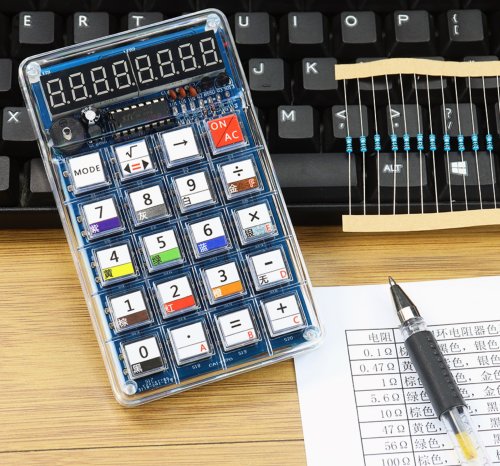 Image de Kit Calculatrice LED - Bricolage Électronique pour Apprendre le Soudage
