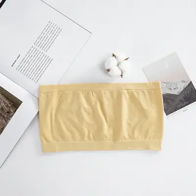 Image de Bustier Sans Couture Respirant - Soutien Invisible en Coton